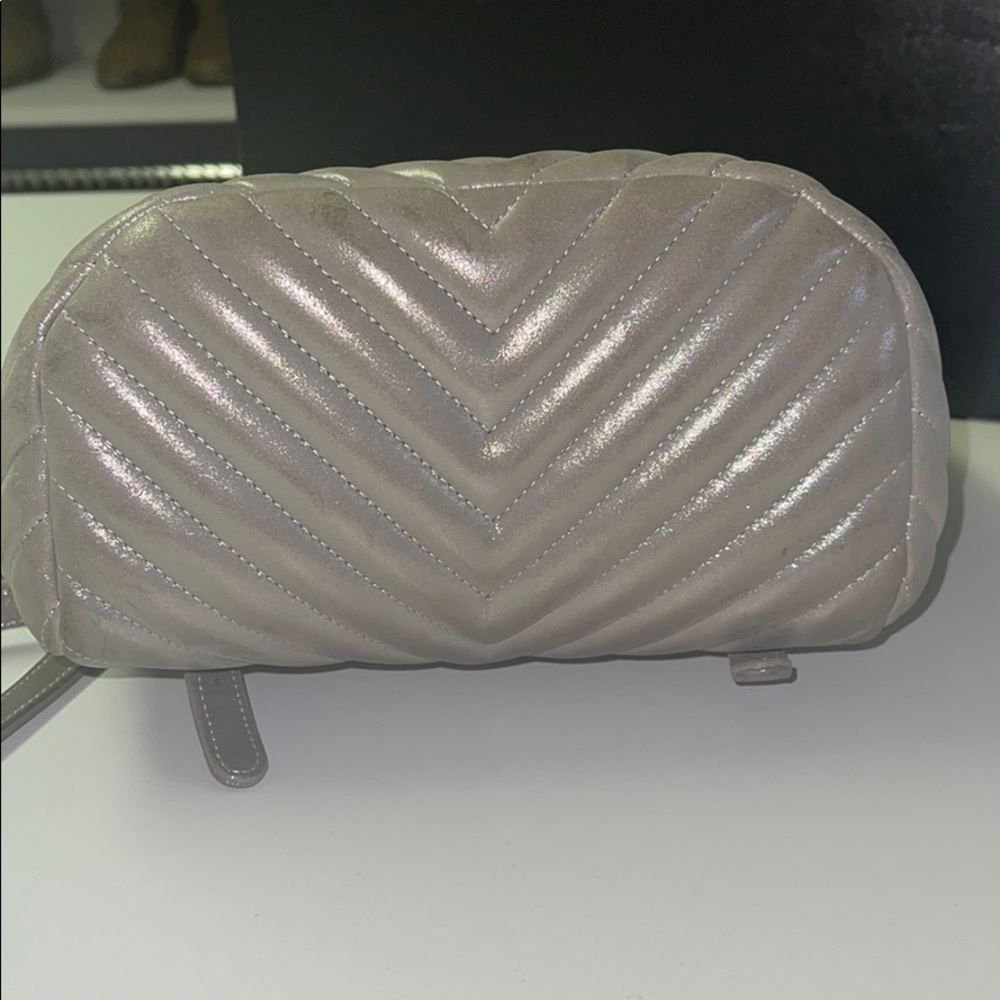 Chanel Chevron Silver Backpack - image 5